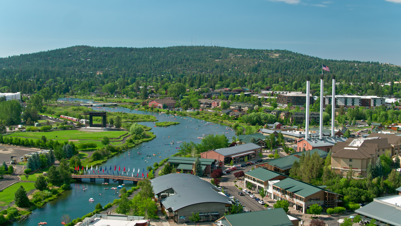 Panoramic Image of Bend, OR